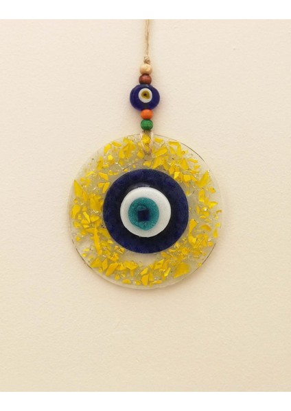 Nazar Boncuğu 13 cm Duvar Süsü Hediye Nazarlık El Işi