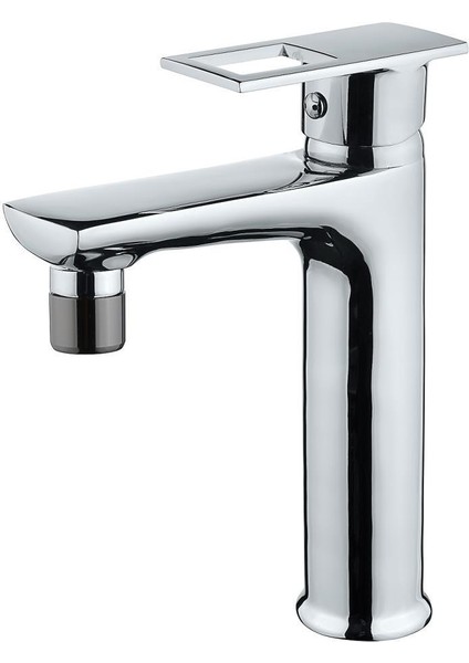 Trento Gri Detay Lüks 360° Uzun Lavabo Bataryası