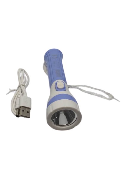 PT-8862 USB Şarjlı LED El Feneri