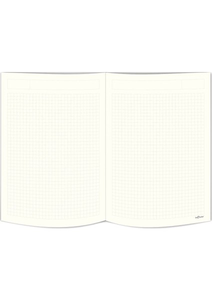 Le Color Minimal Defter Kareli Bordo 17x24cm