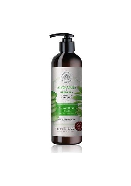 Sheıda Duş Jeli 500ml Yumuşatıcı Yeşil Çay Katkılı