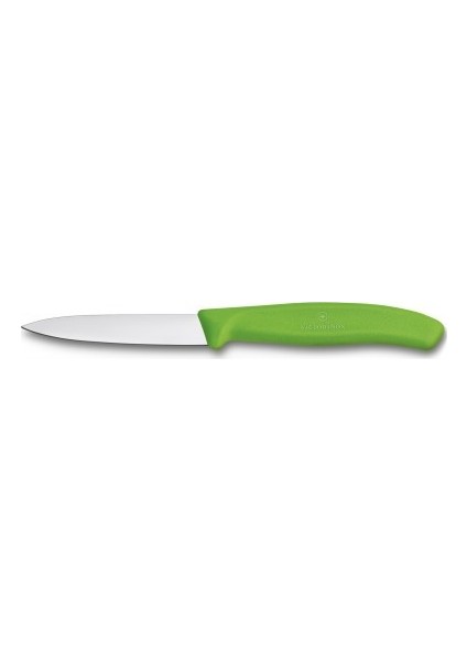 Düz Ağızlı Soyma Bıçağı 8 cm Yeşil