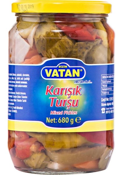 Karışık Turşu 680 gr