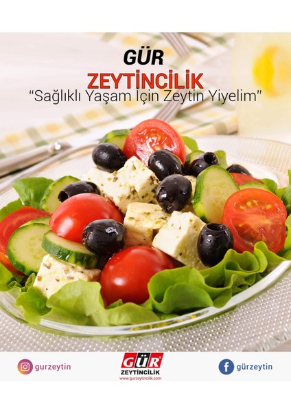 Doğal Yağlı Salamura Siyah Zeytin(Gemlik Zeytini) 1 kg