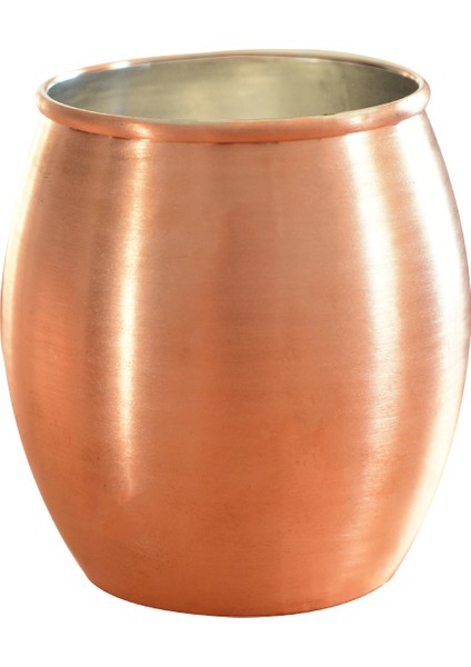 Bakır Koktey Bardağı Tombul Model 2'li Mat Bakır Renk fırsatları