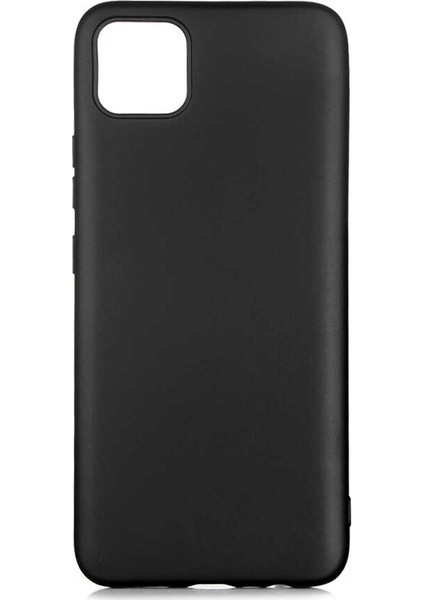 Realme C11 Kılıf Premier Silikon Koruma + Nano Glass Siyah
