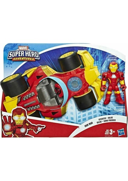 Hasbro Marvel Super Hero Adventures Mega Mini Figür ve Araç E6223-E6257