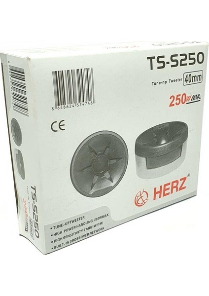 TS-S250 250W Oto Tweeter