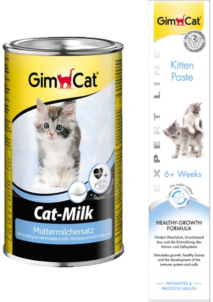 Süt Tozu Cat-Milk 200 gr + Gimcat Kitten Paste 50 gr