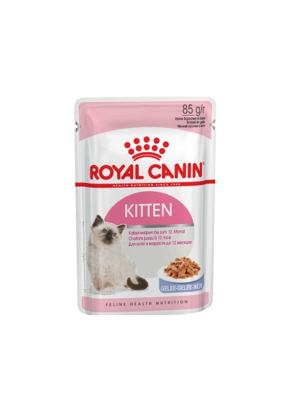 10 Adet Kitten Yavru Kedi Yaş Maması 85 gr