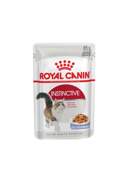 Instinctive Jelly Yetişkin Kedi Yaş Maması 85 gr x 12 Adet