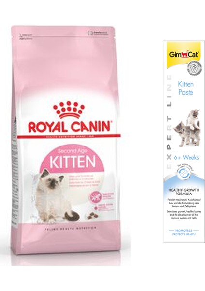 Kitten Yavru Kedi Kuru Maması 2kg + Gimcat Kitten Paste 50 gr