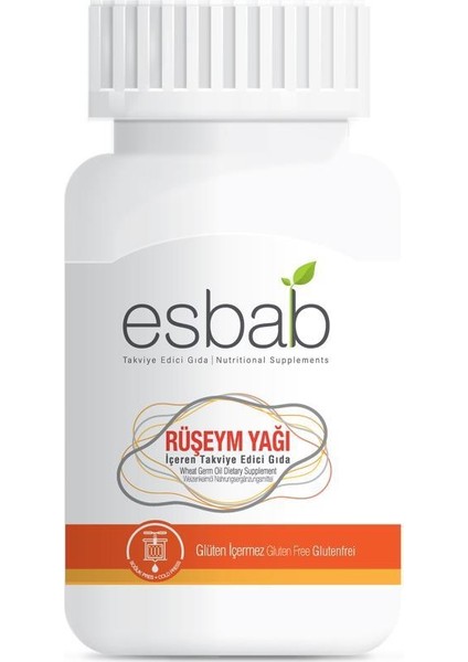 Esbab Glutensiz Rüşeym Yağı Içeren Takviye Edici Gıda - 60 Kapsül Soğuk Sıkım
