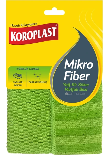 Mikrofiber Yağ - Kir Söker Mutfak Bezi