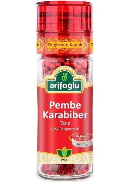 Kırmızı Karabiber Acı Tane 28g (Cam)