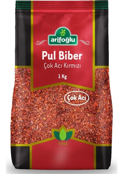 Pul Biber Çok Acı Kırmızı 1Kg