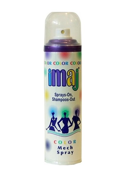 Renkli Saç Spreyi Mor 100 ml