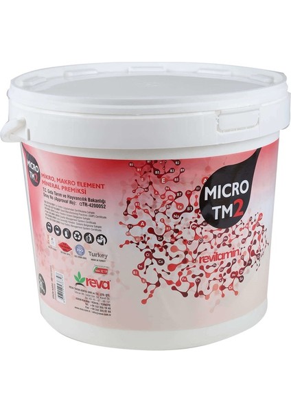 Revitamin Micro Tm2 Mineral Içerikli Yem Katkı Maddesi 20 kg