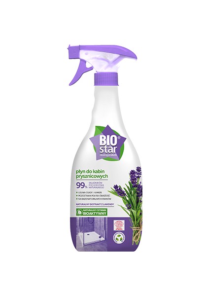 %99 Bitkisel Duşa Kabin ve Banyo Temizleyici Sprey Lavanta Özlü 700 ml