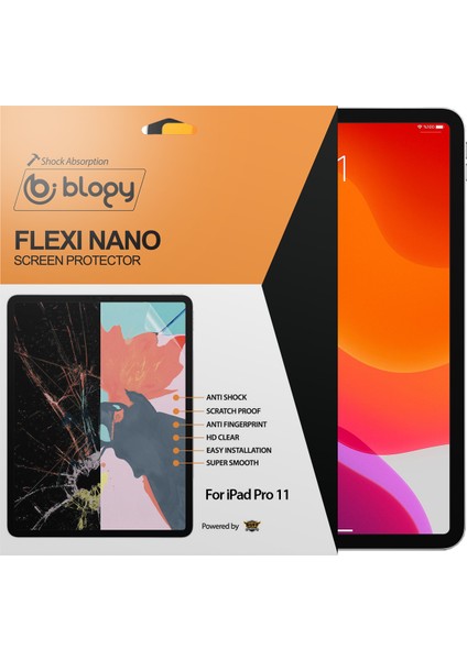 iPad Pro 11 Flexi Nano Ekran Koruyucu