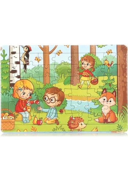 Hikayeli Mavi Kuş Maviş Yapboz 25 x 35 cm 42 Parça