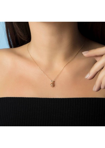 Tektaş Altın Kolye 14K Rose Dorikalı fiyatları