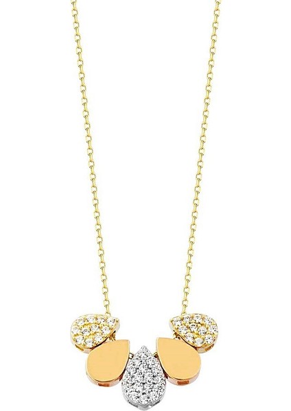 Altın Damla Kolye 14K Tria