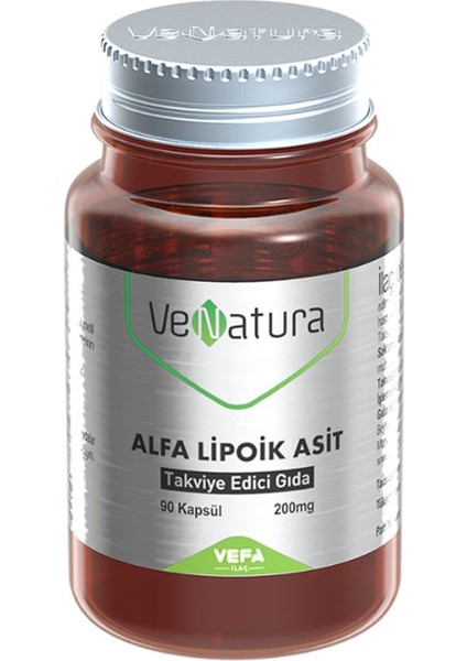 Alfa Lipoik Asit 200MG 90 Kapsül