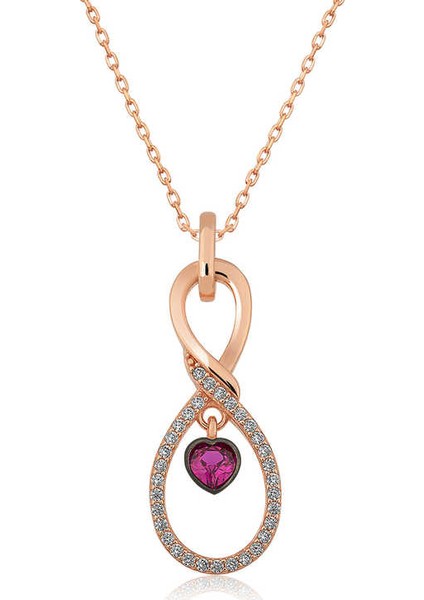 Gümüş Sonsuz Kalp Kolye