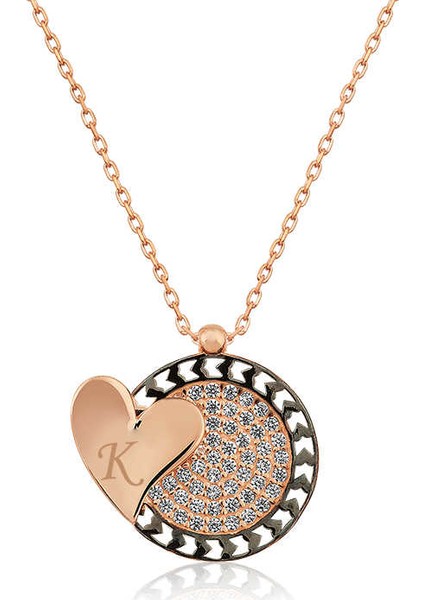 ​Gümüş Kalbe Giden Kalp Kolye