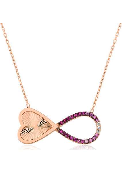 Gümüş Sonsuz Kalp Kadın Kolye