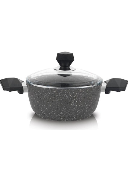 Wesen Derin Tencere 28 cm 2 Parça Gri