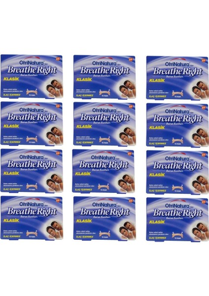 Burun Bandı Normal Boy 10 Adet 12'li Paket