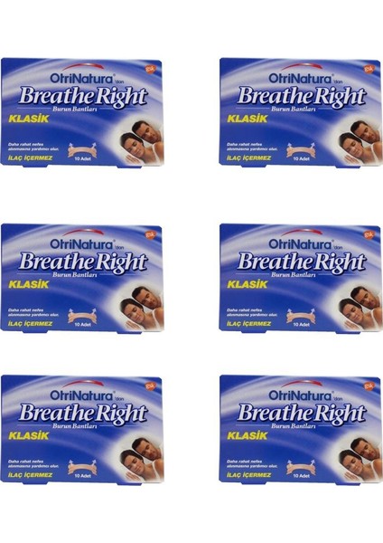 Burun Bandı Normal Boy 10 Adet 6 Lı Paket
