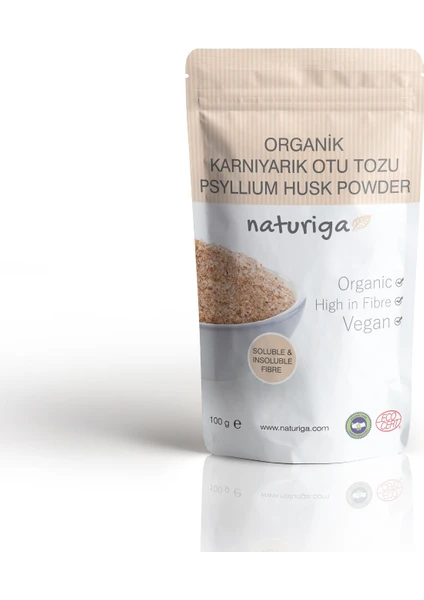 Karnıyarık Otu Tohumu Tozu (Psyllium Husk) 100 gr