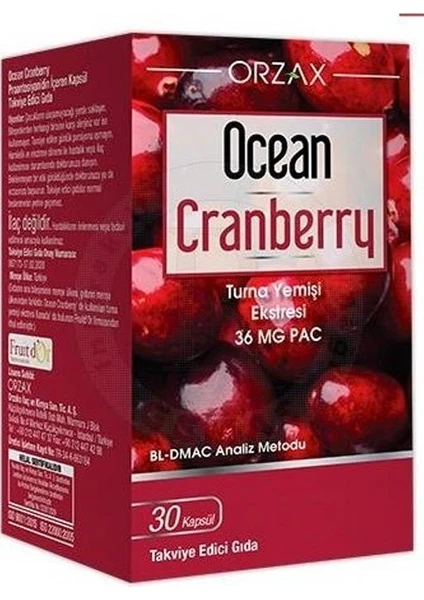 Ocean Cranberry Turna Yemişi 30 Kapsül