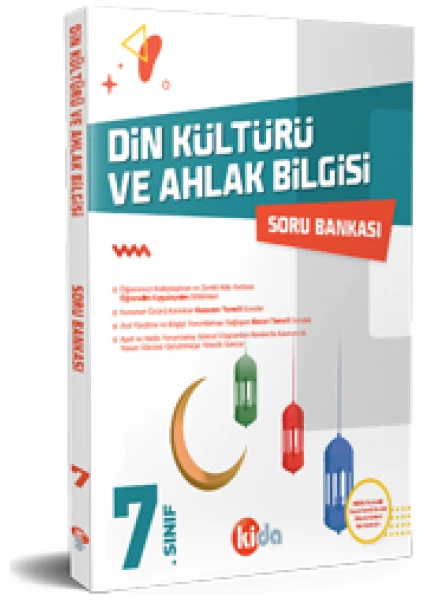 Kida Yayıncılık 7. Sınıf Din Kültürü ve Ahlak Bilgisi Soru Bankası