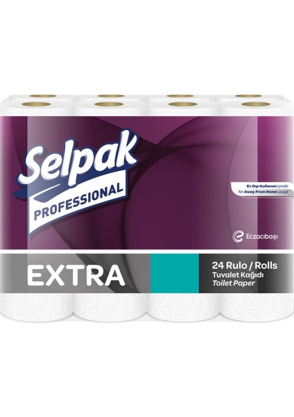 Selpak Professional Extra Tuvalet Kağıdı 24'lü 2 Katlı