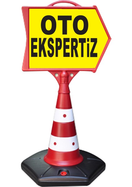Oto Exspertiz Temalı Uyarı ve Ok Reklam Dubası