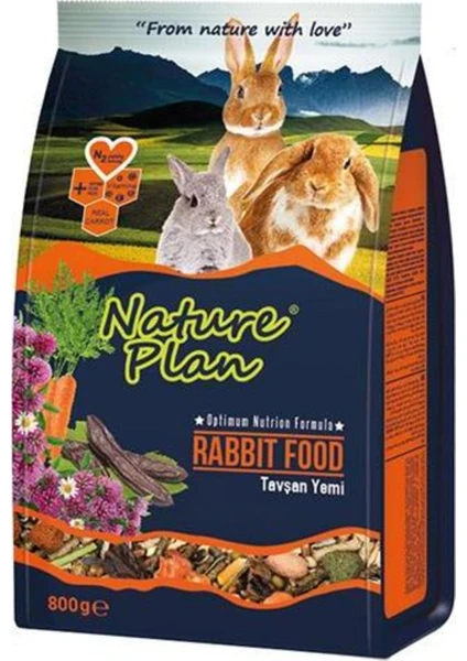 Nature Plan Tavşan Yemi 800 gr