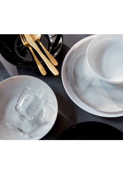 Diwali Granit Marbre 24 Parça Yemek seti fiyatları