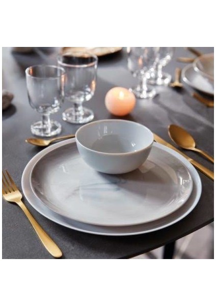 Diwali Granit Marbre 24 Parça Yemek seti modelleri