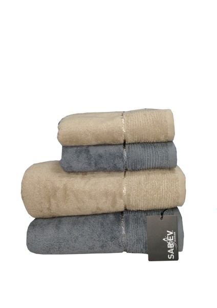 Soho Hamam Takımı Gri-Kahve