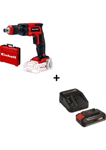 Te-Dy 18 Li Solo Akülü Alçıpan Vidalama + 2.5 Ah Starter Kit