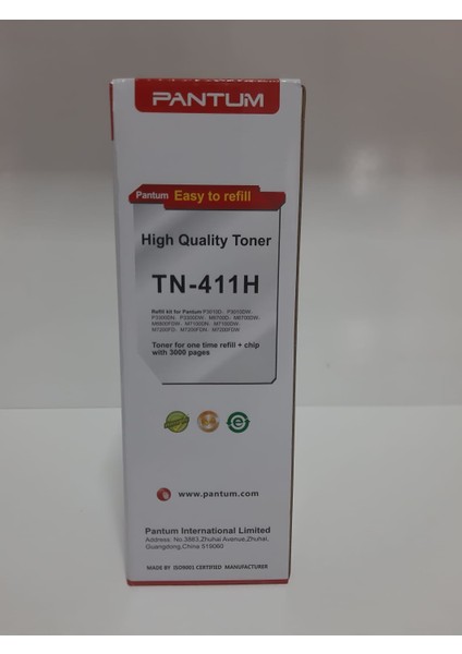 TN-411H Refill Toner Dolum Kiti Siyah