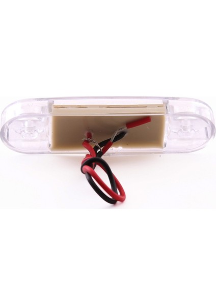 Dekoratif 9 Oval LED Lamba 12-24 V 10 Adet Beyaz 8.5 cm fırsatları