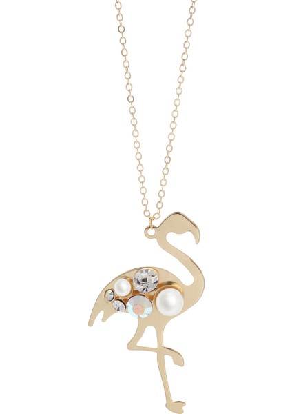 Taşlı Flamingo Sarı