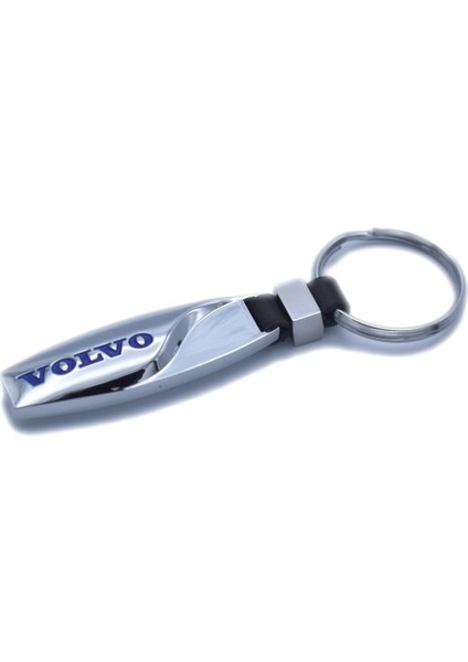 Volvo Metal Deri Anahtarlık