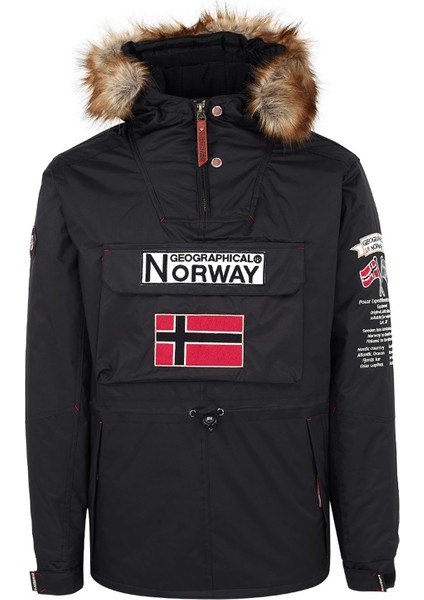 Norway Geographical Kapüşonlu Outdoor Erkek Parka Barman