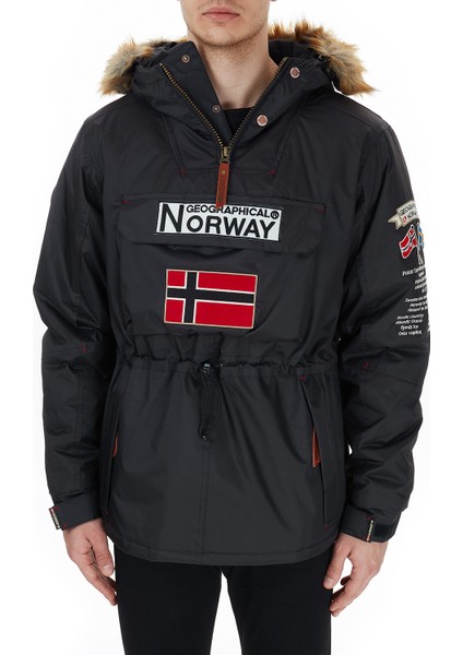 Norway Geographical Kapüşonlu Outdoor Erkek Parka Barman